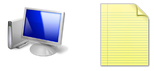 Imágenes de ordenador 3d y plano, papel 2d.